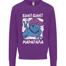 Ribbit Madafaka Funny Gangster Frog Kids Sweatshirt Jumper Purple