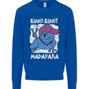 Ribbit Madafaka Funny Gangster Frog Kids Sweatshirt Jumper Royal Blue
