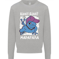 Ribbit Madafaka Funny Gangster Frog Kids Sweatshirt Jumper Sports Grey