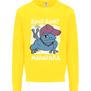 Ribbit Madafaka Funny Gangster Frog Kids Sweatshirt Jumper Yellow