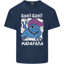 Ribbit Madafaka Funny Gangster Frog Kids T-Shirt Childrens Navy Blue
