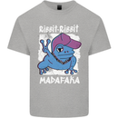 Ribbit Madafaka Funny Gangster Frog Kids T-Shirt Childrens Sports Grey