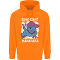Ribbit Madafaka Funny Gangster Frog Mens 80% Cotton Hoodie Orange