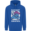 Ribbit Madafaka Funny Gangster Frog Mens 80% Cotton Hoodie Royal Blue