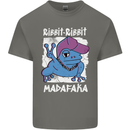 Ribbit Madafaka Funny Gangster Frog Mens Cotton T-Shirt Tee Top Charcoal