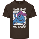 Ribbit Madafaka Funny Gangster Frog Mens Cotton T-Shirt Tee Top Dark Chocolate