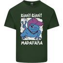 Ribbit Madafaka Funny Gangster Frog Mens Cotton T-Shirt Tee Top Forest Green