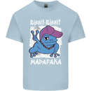 Ribbit Madafaka Funny Gangster Frog Mens Cotton T-Shirt Tee Top Light Blue