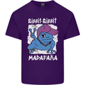 Ribbit Madafaka Funny Gangster Frog Mens Cotton T-Shirt Tee Top Purple