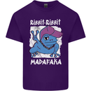 Ribbit Madafaka Funny Gangster Frog Mens Cotton T-Shirt Tee Top Purple