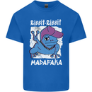 Ribbit Madafaka Funny Gangster Frog Mens Cotton T-Shirt Tee Top Royal Blue