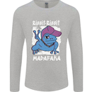 Ribbit Madafaka Funny Gangster Frog Mens Long Sleeve T-Shirt Sports Grey