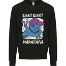 Ribbit Madafaka Funny Gangster Frog Mens Sweatshirt Jumper Black