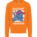 Ribbit Madafaka Funny Gangster Frog Mens Sweatshirt Jumper Orange