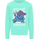 Ribbit Madafaka Funny Gangster Frog Mens Sweatshirt Jumper Peppermint
