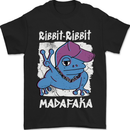 Ribbit Madafaka Funny Gangster Frog Mens T-Shirt 100% Cotton Black