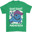Ribbit Madafaka Funny Gangster Frog Mens T-Shirt 100% Cotton Irish Green