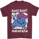 Ribbit Madafaka Funny Gangster Frog Mens T-Shirt 100% Cotton Maroon