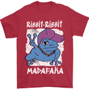 Ribbit Madafaka Funny Gangster Frog Mens T-Shirt 100% Cotton Red