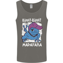 Ribbit Madafaka Funny Gangster Frog Mens Vest Tank Top Charcoal