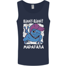 Ribbit Madafaka Funny Gangster Frog Mens Vest Tank Top Navy Blue