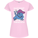 Ribbit Madafaka Funny Gangster Frog Womens Petite Cut T-Shirt Light Pink