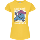 Ribbit Madafaka Funny Gangster Frog Womens Petite Cut T-Shirt Yellow