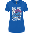 Ribbit Madafaka Funny Gangster Frog Womens Wider Cut T-Shirt Royal Blue
