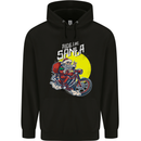 Ride Like Santa Biker Motorcycle Christmas Childrens Kids Hoodie Black