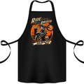 Ride Loud Ride Proud Motorbike Biker Cotton Apron 100% Organic Black