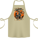 Ride Loud Ride Proud Motorbike Biker Cotton Apron 100% Organic Khaki