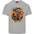 Ride Loud Ride Proud Motorbike Biker Mens Cotton T-Shirt Tee Top Sports Grey