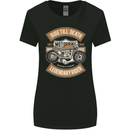 Ride 'Till Death Biker Motorcycle Motobike Womens Wider Cut T-Shirt Black