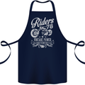Riders 78 Motorcycle Motorbike Biker Cotton Apron 100% Organic Navy Blue