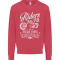 Riders 78 Motorcycle Motorbike Biker Mens Sweatshirt Jumper Heliconia