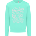 Riders 78 Motorcycle Motorbike Biker Mens Sweatshirt Jumper Peppermint