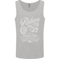 Riders 78 Motorcycle Motorbike Biker Mens Vest Tank Top Sports Grey