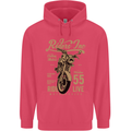 Riders Inc Motorcycle Cafe Racer Biker Bike Childrens Kids Hoodie Heliconia