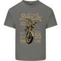 Riders Inc Motorcycle Cafe Racer Biker Bike Kids T-Shirt Childrens Charcoal