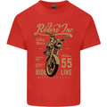 Riders Inc Motorcycle Cafe Racer Biker Bike Kids T-Shirt Childrens Red