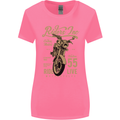 Riders Inc Motorcycle Cafe Racer Biker Bike Womens Wider Cut T-Shirt Azalea