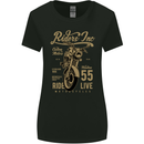 Riders Inc Motorcycle Cafe Racer Biker Bike Womens Wider Cut T-Shirt Black
