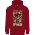 Right To Bear Guitar Rock n Roll Music Childrens Kids Hoodie Red