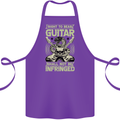 Right To Bear Guitar Rock n Roll Music Cotton Apron 100% Organic Purple