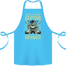 Right To Bear Guitar Rock n Roll Music Cotton Apron 100% Organic Turquoise