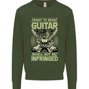 Right To Bear Guitar Rock n Roll Music Kids Sweatshirt Jumper Forest Green