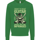 Right To Bear Guitar Rock n Roll Music Kids Sweatshirt Jumper Irish Green