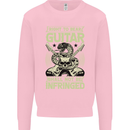 Right To Bear Guitar Rock n Roll Music Kids Sweatshirt Jumper Light Pink