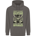 Right To Bear Guitar Rock n Roll Music Mens 80% Cotton Hoodie Charcoal