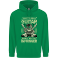 Right To Bear Guitar Rock n Roll Music Mens 80% Cotton Hoodie Irish Green